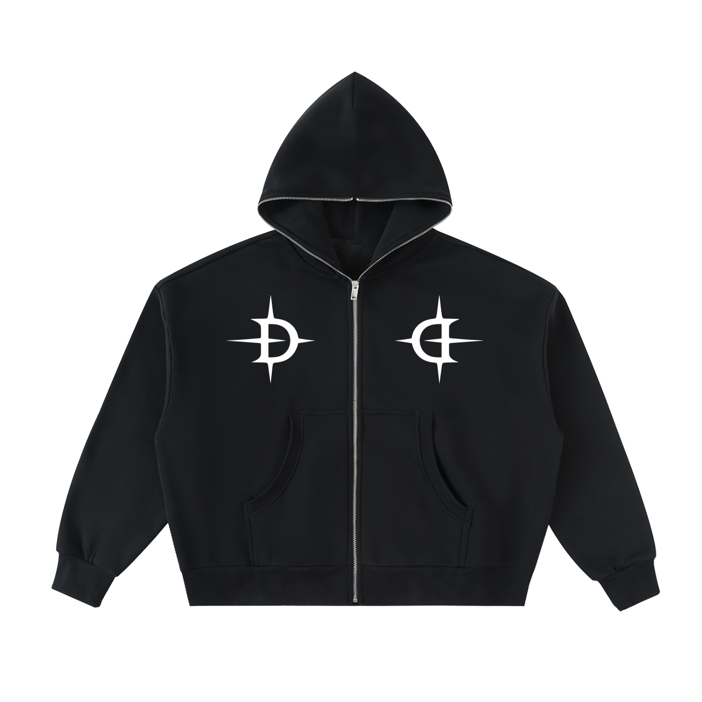 “TIME IS MONEY” UNISEX FULL-ZIP HOODIE
